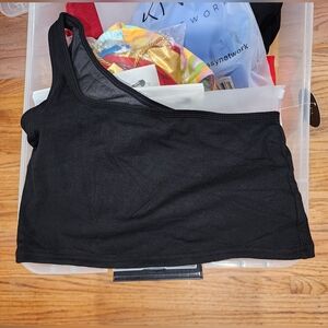 RIBBED ONE SHOULDER BRAMI